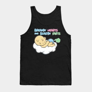 breakin hearts...blastin farts baby Tank Top